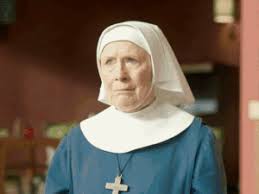 When Sister Monica Joan Isn T Quoting Classical Philosophy She S Eating Bonbons And Sassing Sister Ursula Call The Midwife Joan Monica