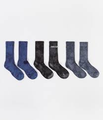 Nike Sb Everyday Plus Lightweight Crew Socks 3 Pack Black Blue Fitforhealth