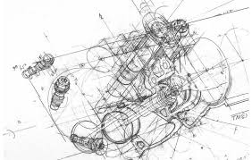 Tony Matthews Escape Into Life Automotive Illustration Working Drawing Drawings