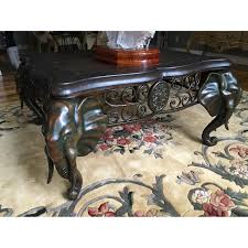 The coffee table offers importance things in your house. Square Elephant Coffee Table Aptdeco