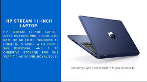 Hp Stream 11 Inch Laptop Hp Stream Laptop Review Hp Laptops Hp Laptop Laptop Office 365 Personal