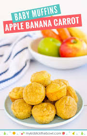 Massage it, so that all the carrots are coated in the olive oil. Baby Led Weaning Muffins Sugar Free Apple Banana Carrot