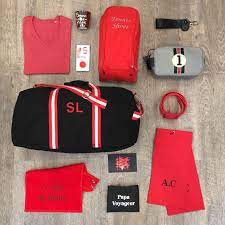 Accessoire Pour Homme Parfait Pour La Fete Des Peres Ou Pour Son Anniversaire Sac Week End Brode Servi Sac A Chaussures Idee Cadeau Homme Ceintures Brodees