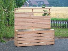 Sichtschutz Rankgitter Spalier Mit Und Ohne Pflanzkasten Nach Mass Holzweise In 2020 Rankgitter Pflanzkasten Sichtschutz