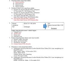 Bentuk surat resmi indonesia lama ini adalah penulisan surat dengan format alamat surat yang diketik pada sebelah kanan pada bawah tanggal surat. Penulisan Alamat Surat Yang Benar Sesuai Eyd Contoh Seputar Surat