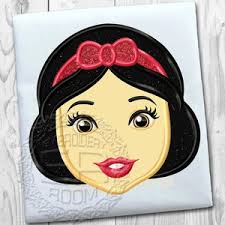 Faces Applique Machine Embroidery Designs 4x4 5x7 6x10