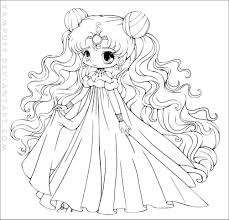 Anime coloring pages to print contentpark co. Yampuff Chibi Coloring Pages Coloringbay