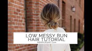 What's the best way to wear a low bun? Low Messy Bun Hair Tutorial Youtube