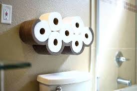 Keep a basket near the toilet, under the sink, or in the closet to make use of tight space. Awesome Diy Cloud Toilet Paper Storage Thediyplan