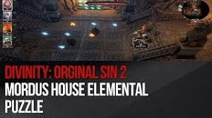 Felt so excited after finishing the sky parts. Divinity Original Sin 2 Mordus House Elemental Puzzle Youtube