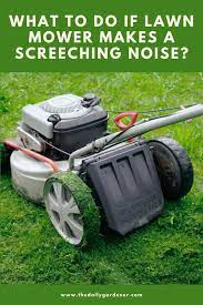 If the sound continues once full rpm is achieved or there is a smell of burning rubber, immediately shut the tractor down and inspect the belt routing. What To Do If Lawn Mower Makes A Screeching Noise