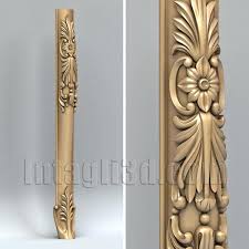 nozhka 010 furniture leg 3d model round mirror frame