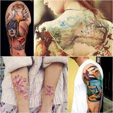 Watercolor Tattoo Designs Watercolor Tattoo Technique And Aftercare Tattoo Techniques Small Symbol Tattoos Tattoo Designs