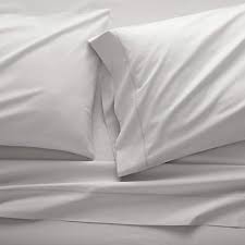 From french, of unknown origin. Dove Grey Percale Sheet Sets Crate And Barrel
