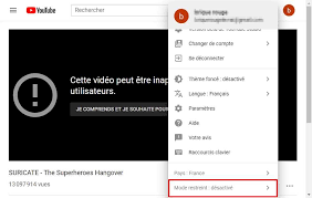 A chaque fois que je veux lire une video ceci s'inscrit an error occurred please try again later j'ai beau reessayer sa ne fonctionne toujours pas pourriez vous m'aidez vous pouvez suivre la question ou voter pour indiquer si une réponse est utile, mais vous ne pouvez pas répondre à ce fil de discussion. Controle Parental Comment L Activer Sur Youtube