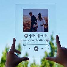 Spotify Glass Art Personalized Photo Music Spotify Code Night Light Album Cover Acrylic Lamp Custom Song Code Christmas Gift Led Night Lights Aliexpress