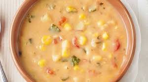 I usually use redskin potatoes and just leave the skins on. Summer Corn Chowder Panera Food Blog Inspiration