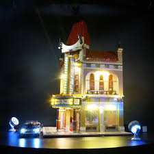 Full Original Box Basic Version Led Light Kit For Lego 10232 Compatible With Lepin 15006 Creator Palace Cinema Only L Led Light Kits Led Lights Lego Lighting