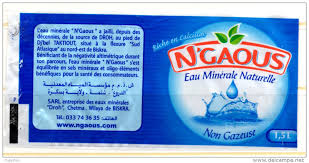 Discover n'gaous with the help of your friends. Other Etiquette Eau Minerale Mineral Water Label N Gaous 1 5 L Mineralwasser Etikett Etiqueta De Agua Etichetta Acqua