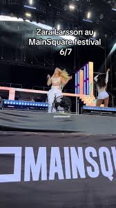 Can’t tame her- @Zara Larsson #ZaraLarsson #1 #SoGood #Postergirl #VENUS  #euro2016 #MainSquareFestival