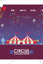 Traveling Circus Website Design Website Design Design Grand Opening