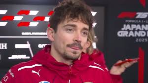 Post race #f1interviews #japanesegp with #charlesleclerc #lewishamilton