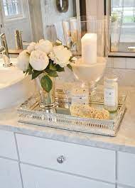 Home Decor 20 Cute Bathroom Countertop Ideas You Can Copy Now Easy Home Decor Counter Decor Bathroom Decor