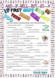 Fill In The Gaps With The Type 1 Conditional Sentences Resuelto Linking Words Gap Filler For Beginners With Key Linking Words Words Grammar Book