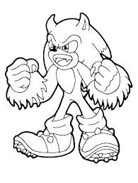 Print line from knuckles coloring pages emerald coloring page at getcolorings from knuckles. Werehog Sonic Coloring Page Free Printable Coloring Pages For Kids