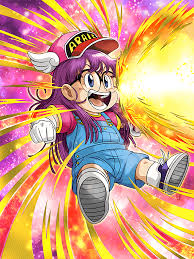 full power salutation arale norimaki tee hee you re strong my turn now イラスト バイクアート ファンタジーガール