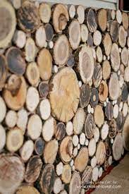 How To Make Your Own Wood Slice Backdrop Wood Slice Crafts Wood Slice Decor Natural Wood Crafts