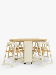 Add a relaxing and casual style to. John Lewis Partners Adler Butterfly Drop Leaf Folding Dining Table And Four Chairs At John Lewis Partners
