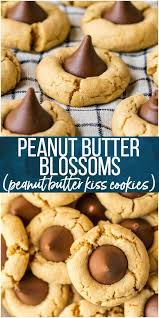 Peanut Butter Blossoms Are A Classic Cookie Recipe That Is Easy To Peanut Butter Kiss Cookies Recipe Peanut Butter Cookie Recipe Peanut Butter Blossoms Recipe