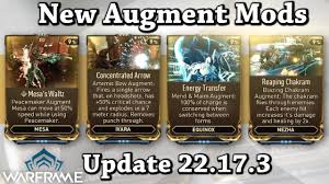 Warframe New Augment Mods For Mesa Ivara Nezha Equinox Update 22 17 3 Youtube Submitted 3 years ago * by jpgreenhawklet's make the game better. warframe new augment mods for mesa ivara nezha equinox update 22 17 3