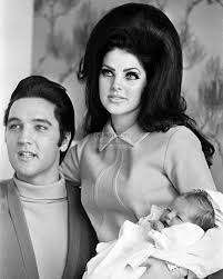 Elvis Priscilla Presley With Newborn Baby Lisa Marie In 1968 Etsy