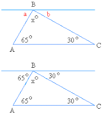 Let's plug in our answer to make sure this is the case. Angle Sum Theorem