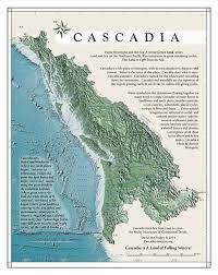 Poster Cascadia Bioregion Map Jpg Map Cascadia Data Map