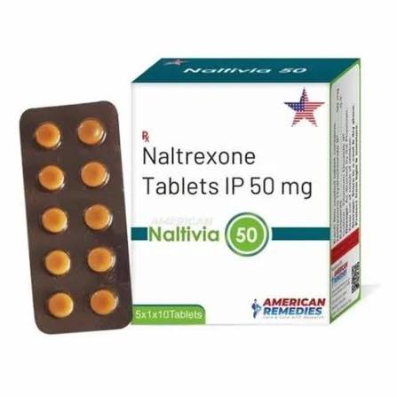 Naltrexone Tablets - 50mg Strength , For Alcohol And Opioid Dependence Treatment, 50 Tablets Pack, Doctor Prescribed Dosage at 700.00 INR at Best Price in Nagpur | Sd Pharma Solution