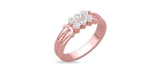 awesome rose gold diamond ring