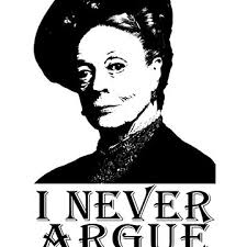 I Never Argue
