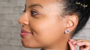 Sash & Soph Infinity Heart Cubic Zirconia Earrings Studs, Brilliant Heart  Earrings for Women, 925 sterling Silver Stud Earrings for Women, Wonderful  ...