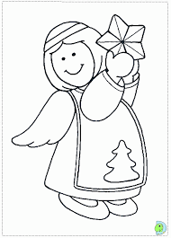 Plus, it's an easy way to celebrate each season or special holidays. Angel Coloring Page Christmas Angel Colouring Page Coloring Home