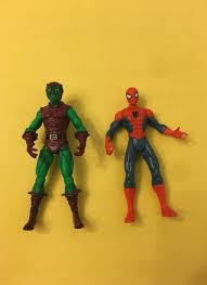 Black And Green Spiderman Action Figure Divine Bomber Green Goblin Spider Man Joints Good Nothing Loose Comes From A Smoke And Pet Free Home Marvel Action Figures Green Goblin Spiderman