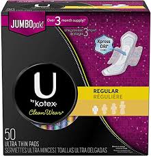 U By Kotex Cleanwear Ultra Thin Pads