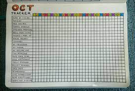 October Habit Tracker Idees De Planificateur Planificateur Callygraphie