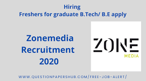 Zonemedia Recruitment 2020 Hiring Freshers For Business Development Executive B E B Tech Apply In 2020 Business Development Good Communication Skills Job Posting