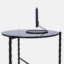Von Iron Side Table Small Side Table Contemporary End Tables Unique Bedside Tables