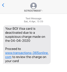 For other card variants viz. Bank Of Ireland On Twitter Hi Joanne Thanks For Getting In Touch We Can Confirm That This Is A Fraudulent Message Bank Of Ireland Will Never Contact You Asking To Confirm You