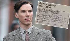 Benedict Cumberbatch engaged to Sophie Hunter as he puts marriage  announcement in paper