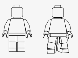 Black And White Lego Bricks Clipart Simple Black And White Clipart Lego Minifigures Outline Silhouette Lego Man Lego Coloring Pages People Coloring Pages